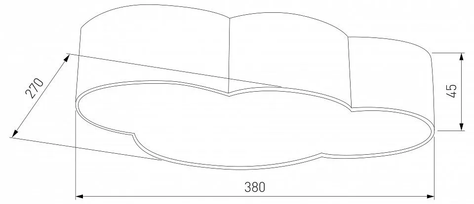 Накладной светильник TK Lighting Cloud 4964 Cloud