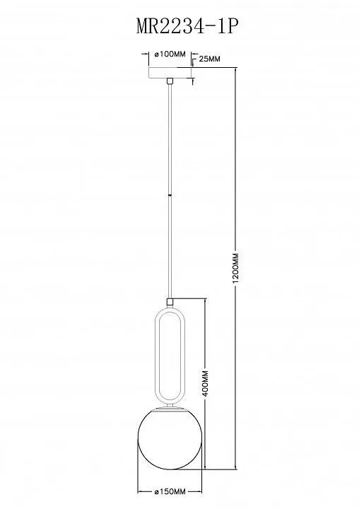 Подвесной светильник MyFar Pierre MR2234-1P Подвесной светильник MyFar Pierre MR2234-1P