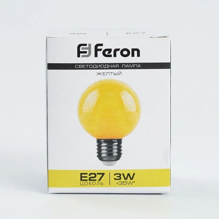 Лампа светодиодная Feron  E27 3Вт K 25904