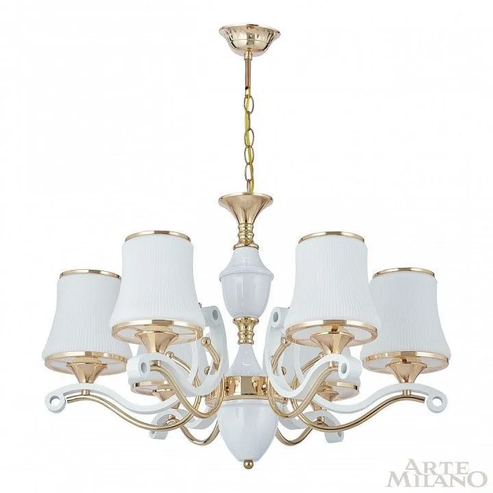 Подвесная люстра Arte Milano Florentia-3987 303987/6 Wh/Gd
