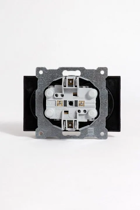 Розетка двойная без заземления, без рамки Elbi Eleсtriс Zena Vega 609-014800-908