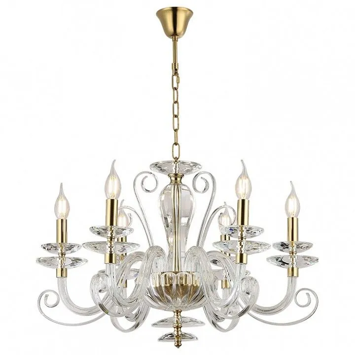 Подвесная люстра Newport ANNABELLE 8576/C gold polished