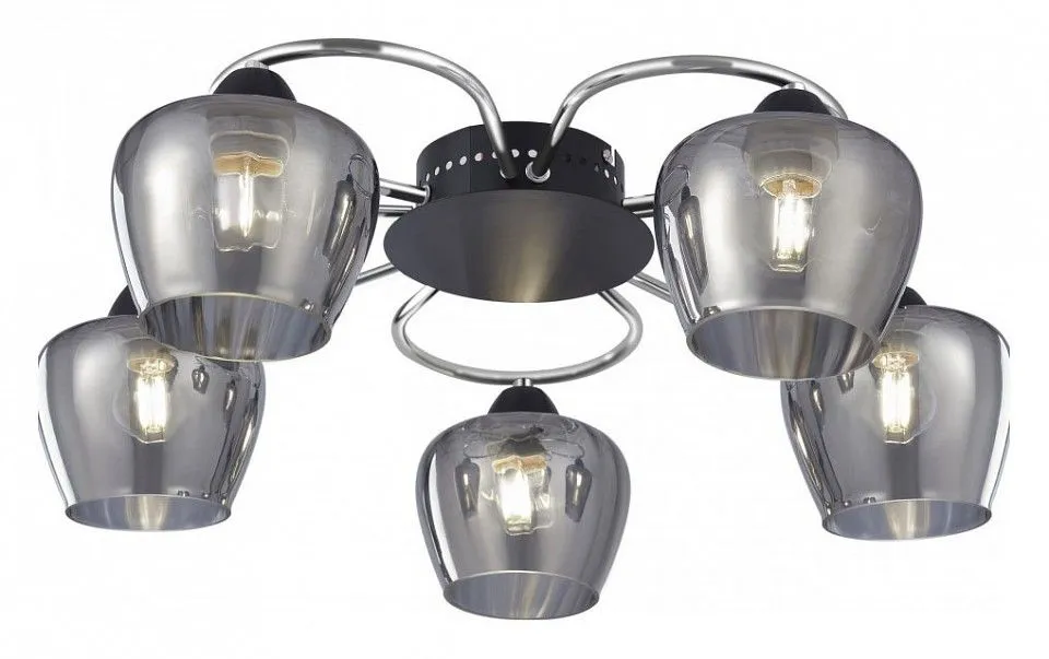 Потолочная люстра Arte Milano AMALFI-321508 321508/5 CR+BK