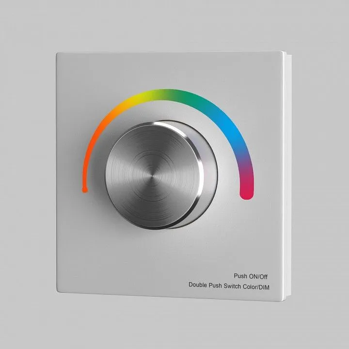 Панель-регулятора цвета RGB роторный встраиваемый Maytoni Lighting control Панели управления 711027