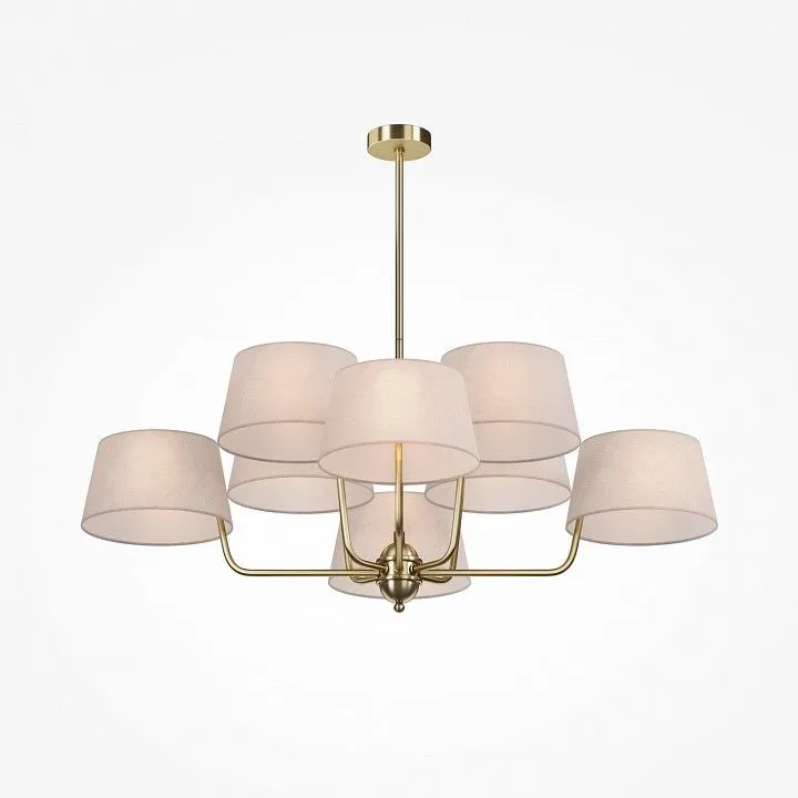 Люстра на штанге Maytoni Модесто MOD360PL-08BS