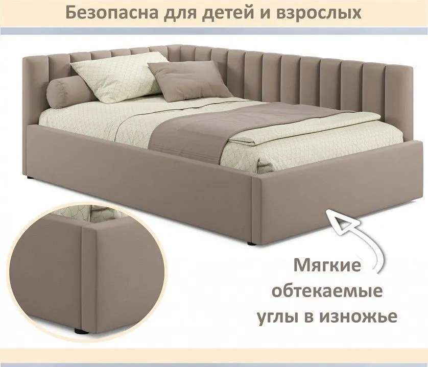 Кровать полутораспальная Milena 1200