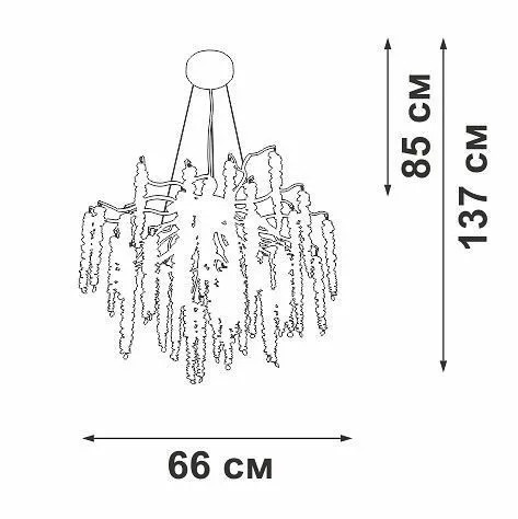 Подвесная люстра Vitaluce V28550 V28550-9/7S