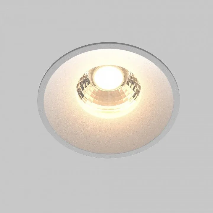 Встраиваемый светильник Maytoni Technical Раунд DL058-12W3K-W