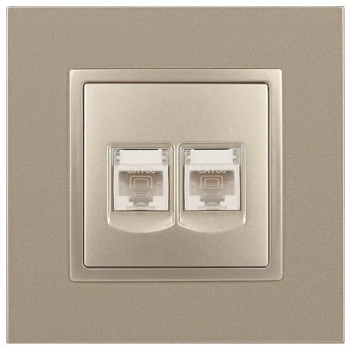 Розетка Ethernet RJ-45 без рамки Эра Эра Elegance 14-3108-04