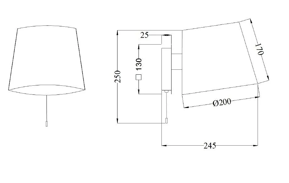 Бра Maytoni Бергамо MOD613WL-01W