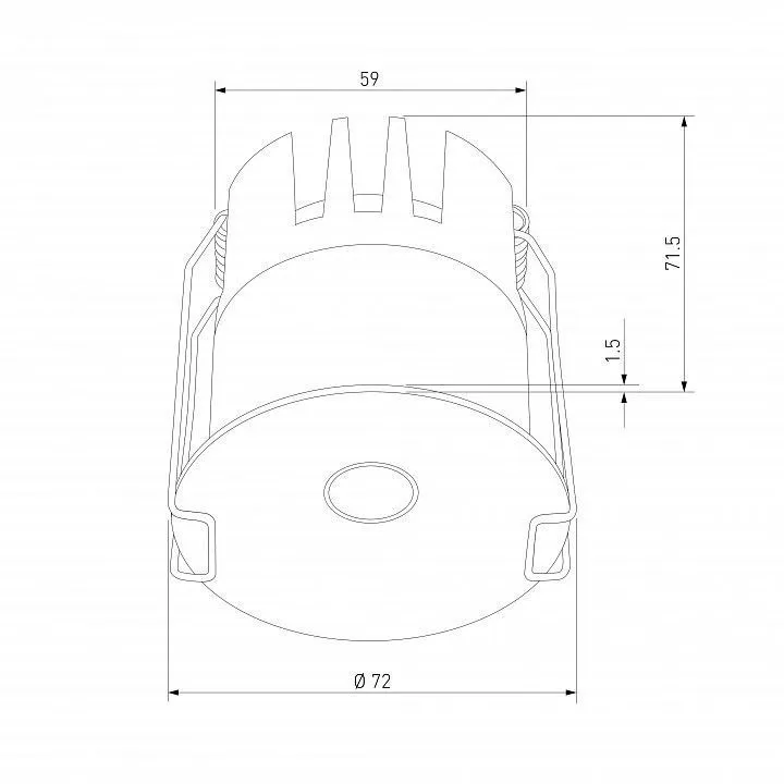Встраиваемый светильник Elektrostandard Binnie 15275/LED