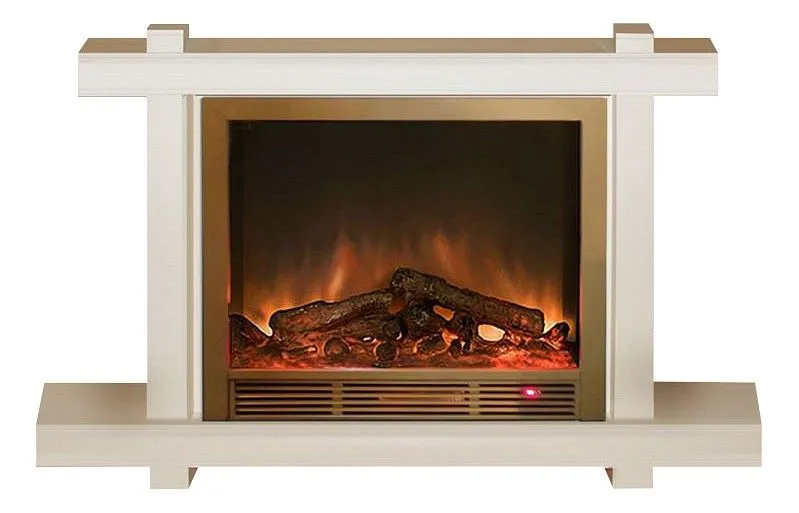 Комплект из электрокамина напольного и портала (154x35x101.5 см) Капри Delux Sharm 33 BR КАП00006