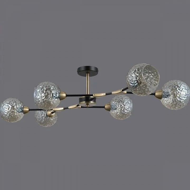Люстра на штанге ILLUMICO  IL0253-6CSQ-79 BK AB