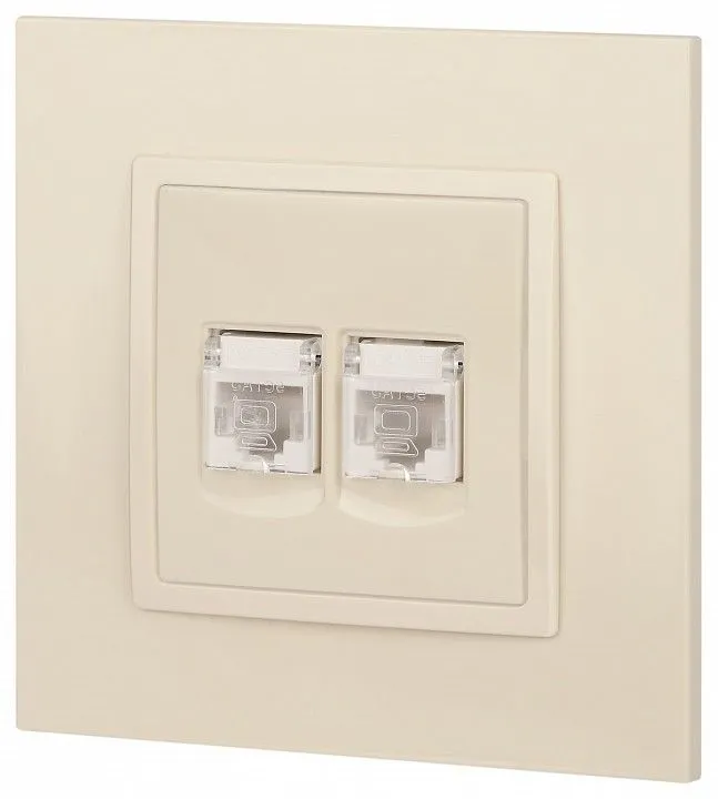 Розетка Ethernet RJ-45 без рамки Эра Эра Elegance 14-3108-02