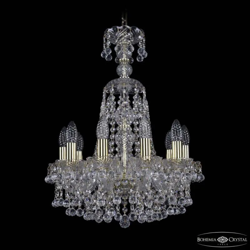 Подвесная люстра Bohemia Ivele Crystal 1409 1409/10/141/XL-59 G
