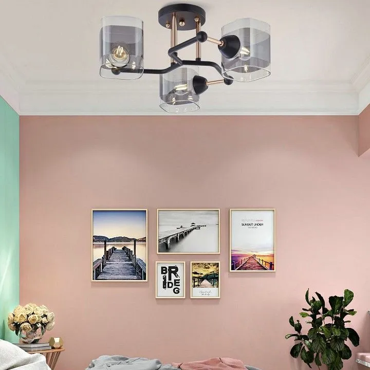 Потолочная люстра Arte Milano AMALFI-324308 324308/3 BK+FG