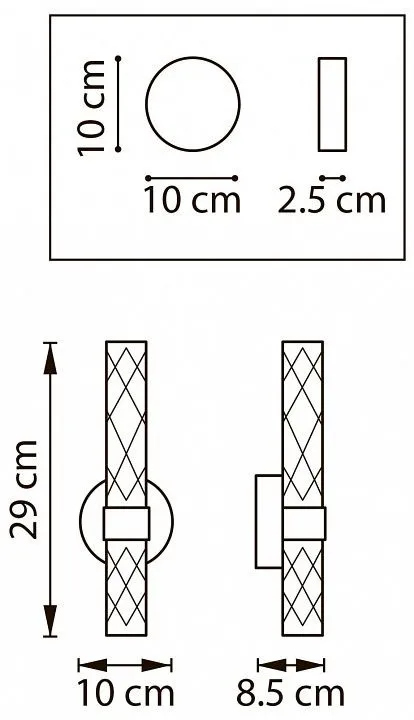 Бра Lightstar Acrile 737652