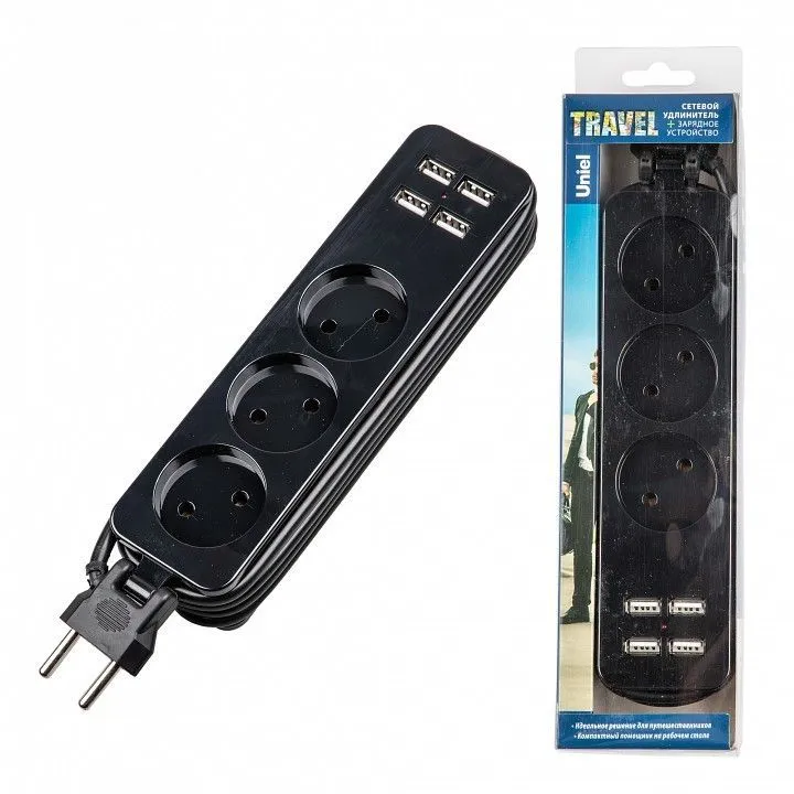 Удлинитель Uniel Travel UL-00011137