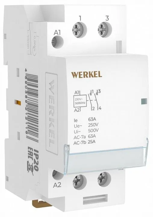 Контактор двухмодульный Werkel  W942M63O