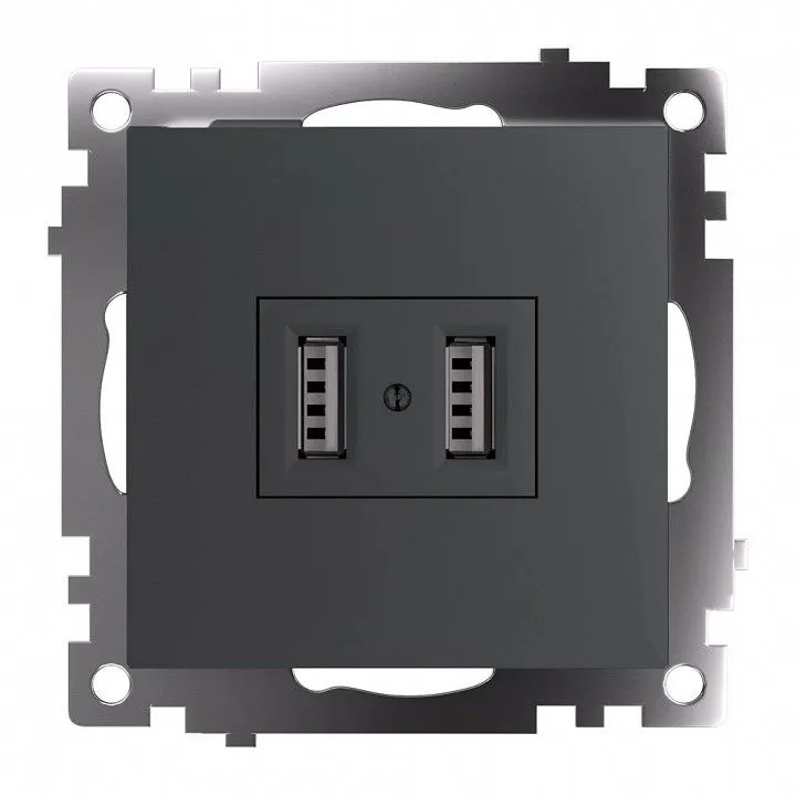 Розетка USB type A без рамки Stekker Катрин 49422