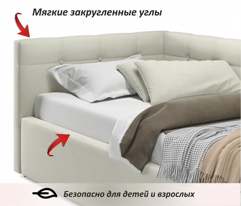 Кровать односпальная Bonna с матрасом PROMO 2000x900