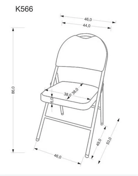Стул складной K566