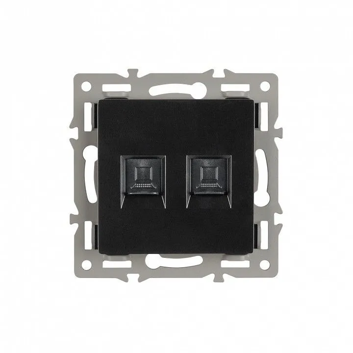 Розетка двойная RJ-12 и Ethernet RJ-45, без рамки Arlight SCT 045337