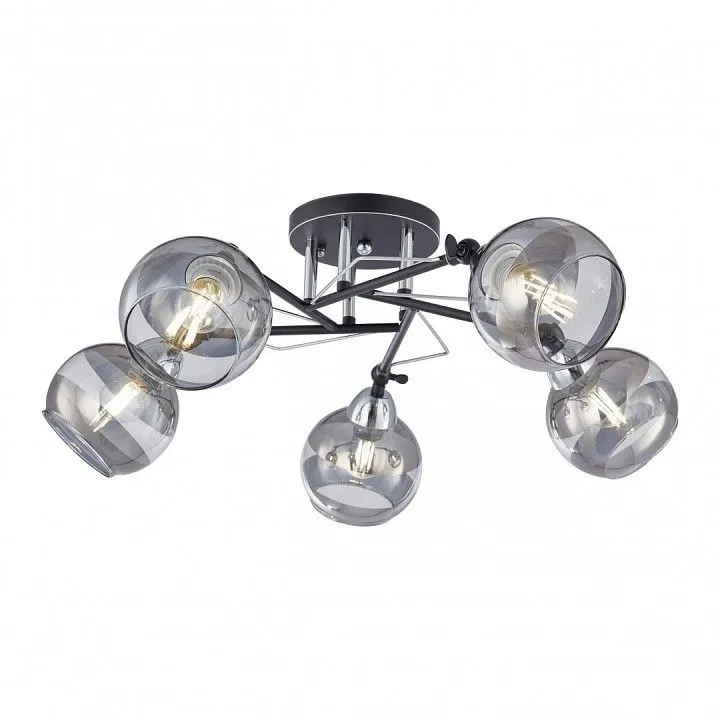 Потолочная люстра Arte Milano AMALFI-323685 323685/5B BK+CR