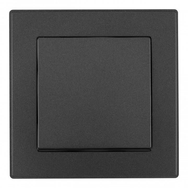 Выключатель одноклавишный Arte Milano SET06-1 SET06-1-30-1 black