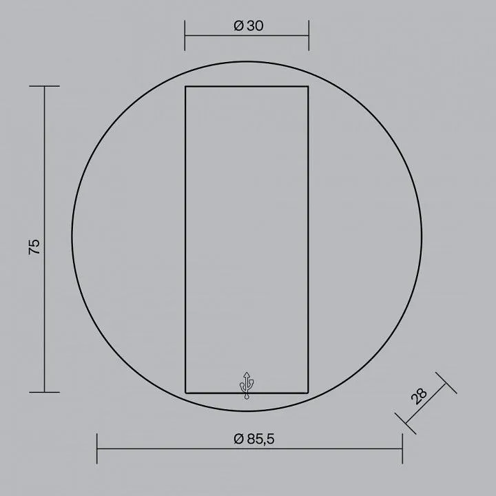 Бра Maytoni Technical Твист C081WL-L3BBS3K