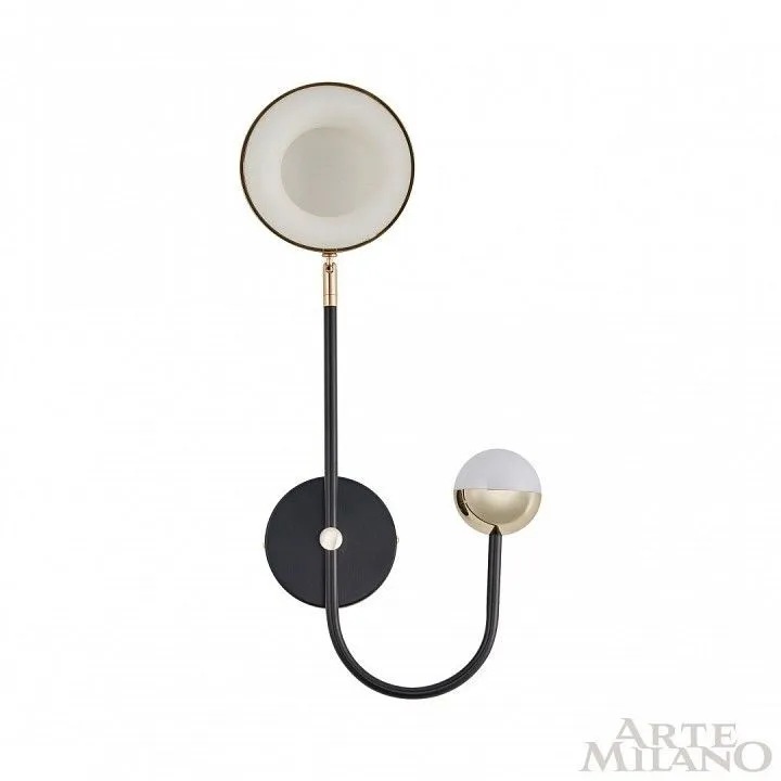 Бра Arte Milano Ferrara-73210 273299/1+1 BK/GD