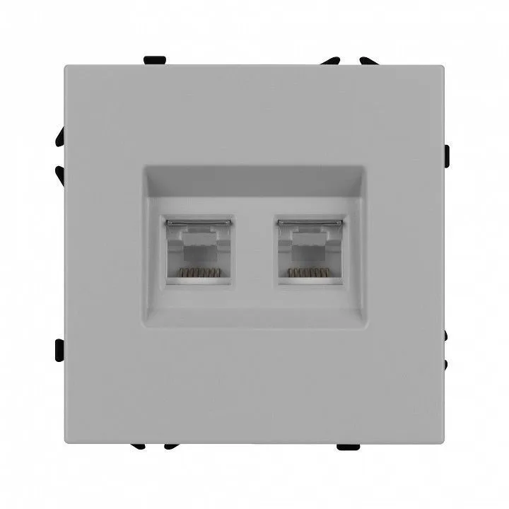 Розетка двойная Ethernet RJ-45 без рамки Arlight SCT-NOBE 059451