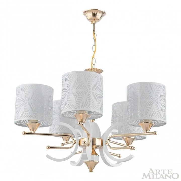 Подвесная люстра Arte Milano Florentia-2097 302097/5 Wh/Gd
