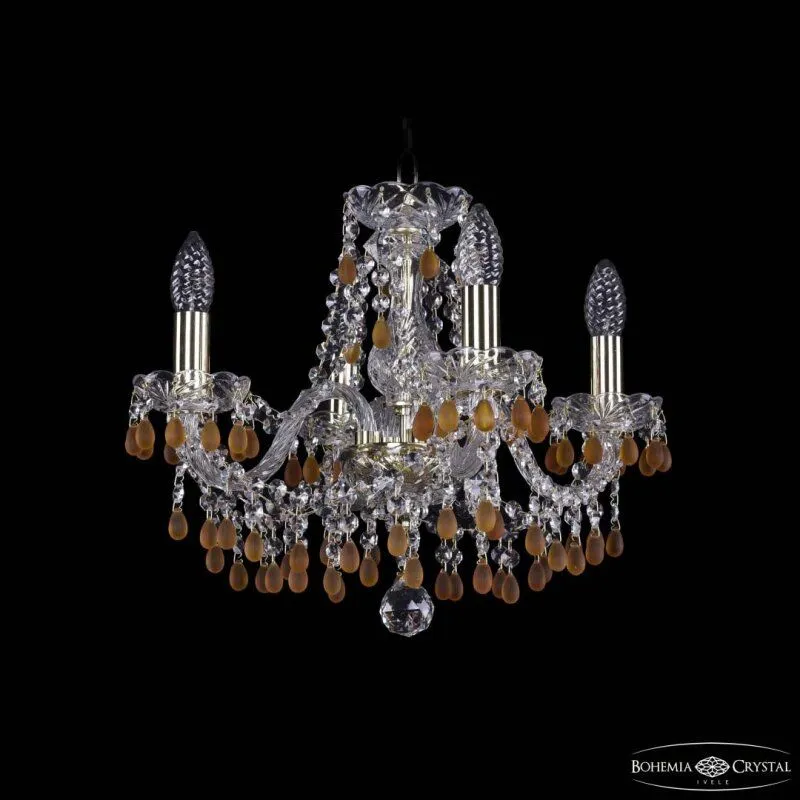 Подвесная люстра Bohemia Ivele Crystal 1410 1410/4/141 G V1003