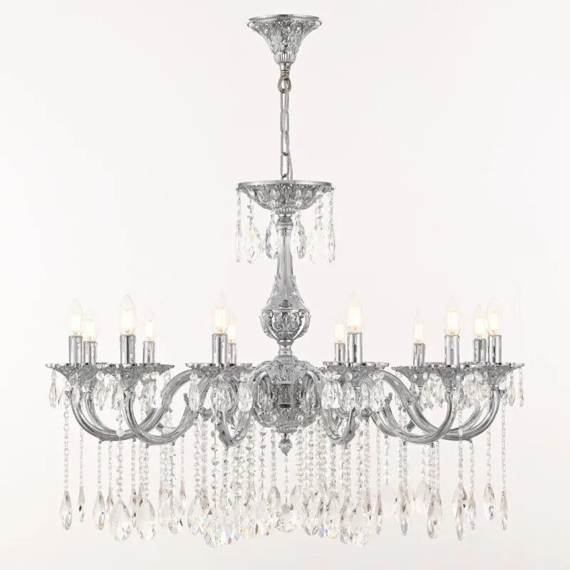 Подвесная люстра Bohemia Ivele Crystal AL7801 AL78101/12/300 A Ni