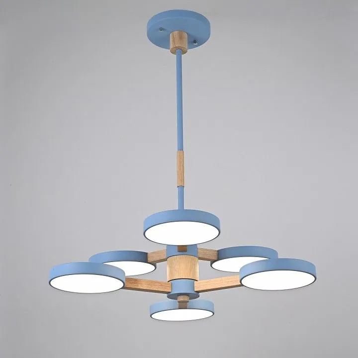 Люстра на штанге Imperiumloft TURNA Blue TURNA-DBL01
