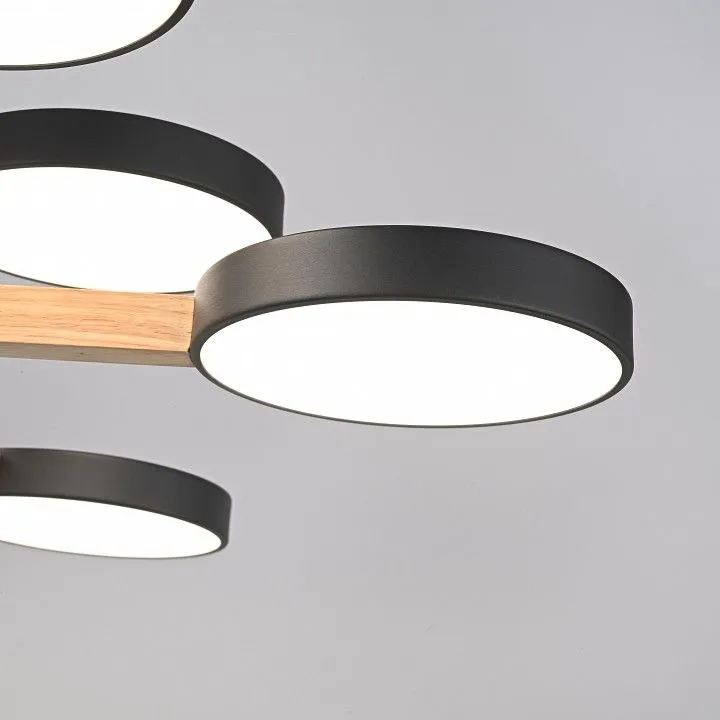 Люстра на штанге Imperiumloft TURNA Black TURNA-DBL01