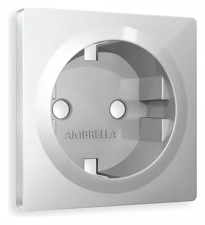 Накладка для розетки с заземлением Ambrella Volt ALFA AP4060