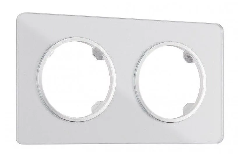 Рамка на 2 поста Arte Milano am-502.13 502.13-2.silver