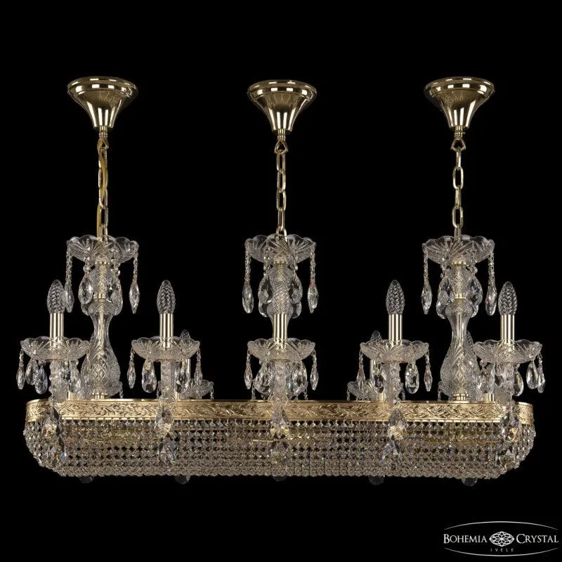 Подвесная люстра Bohemia Ivele Crystal 1452 1452/10/195/1000 G