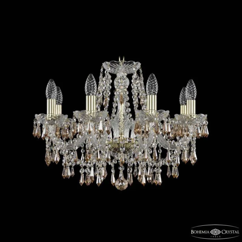 Подвесная люстра Bohemia Ivele Crystal 1403 1403/8/195 G K721
