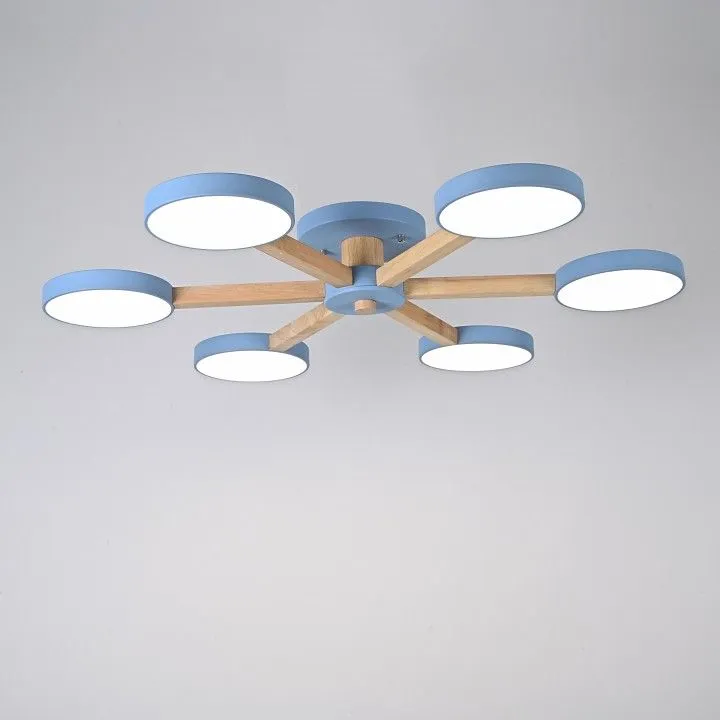 Люстра на штанге Imperiumloft TURNA Blue TURNA01