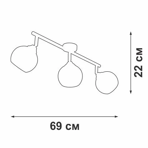 Спот Vitaluce V4313 V4313-0/3PL