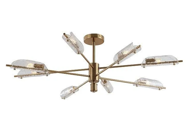 Люстра на штанге Freya Баррет FR5420CL-08BS
