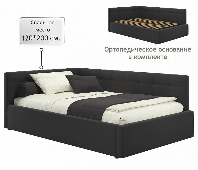 Кровать полутораспальная Bonna 2000x1200