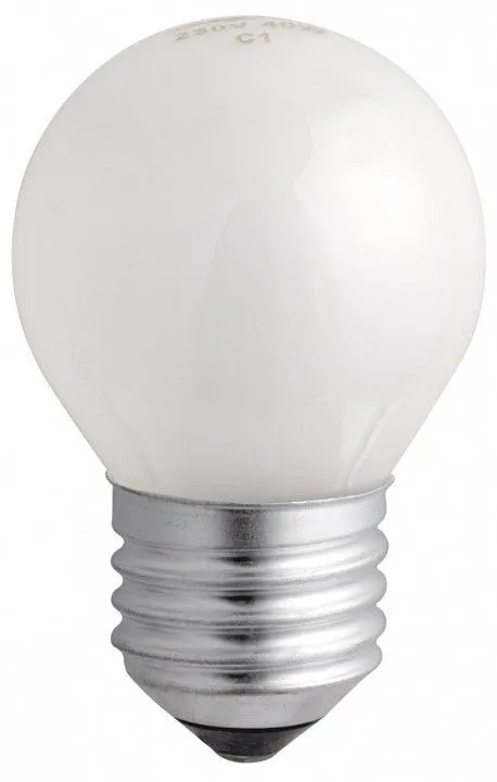 Лампа накаливания Jazzway  E27 40Вт 2700K P45 240V 40W E27 frosted