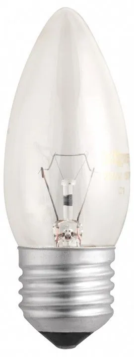 Лампа накаливания Jazzway  E27 40Вт 2700K B35 240V 40W E27 clear