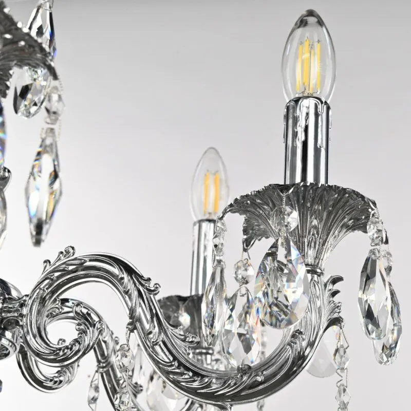 Подвесная люстра Bohemia Ivele Crystal AL7901 AL79101/6/175 B Ni