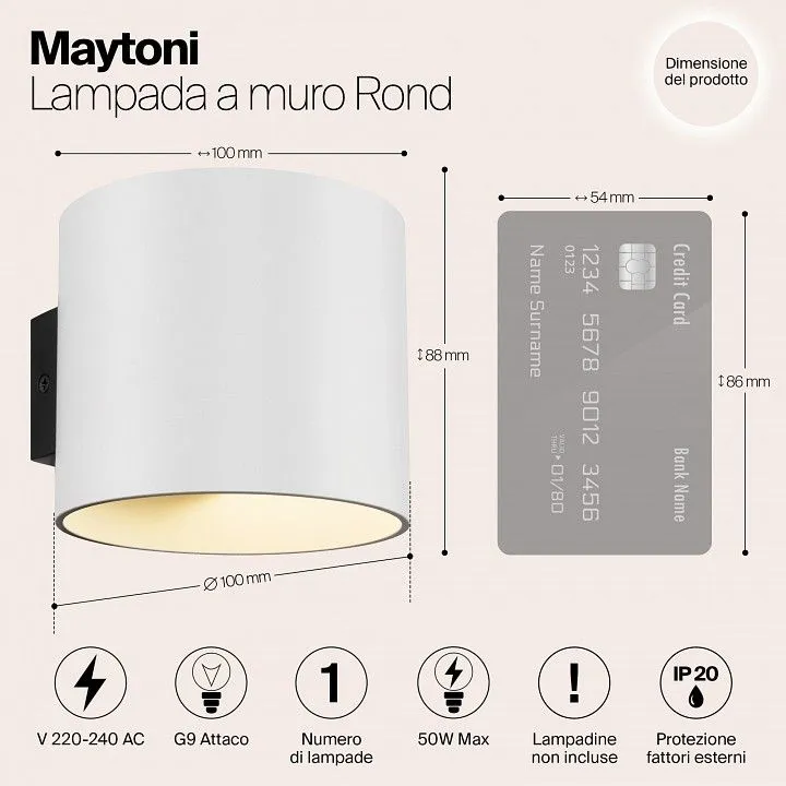 Бра Maytoni Technical Ронд C066WL-01W