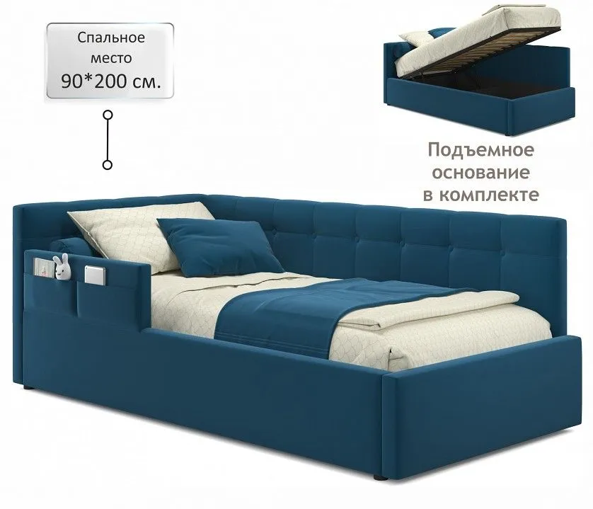 Кровать односпальная Bonna 2000x900 с ПМ